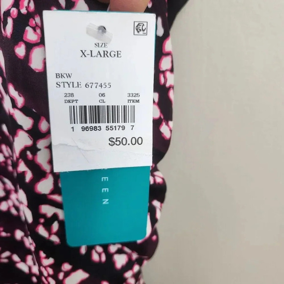 AQUA GREEN Asymetrical One Piece Tank‎ Swimsuit UPF 50+ Swimwear SZ XL 16/18 - Picture 4 of 12